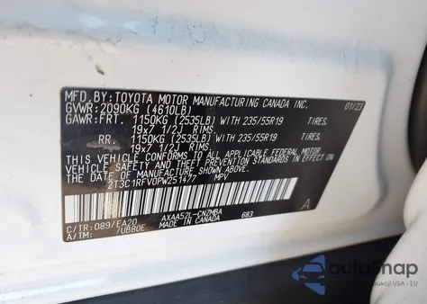 2023 Toyota Rav4 Xle Premium from USA, damaged, VIN 2T3C1RFV0PW251477